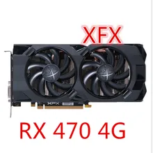 ใช้ RX 470 XFX 4GB 256bit GDDR5 เดสก์ท็อปกราฟิกการ์ดการ์ดไม่ Mining RX 470 4G(China)