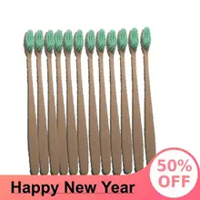 HIAISB Naturel Bamboo Toothbrush Soft Escova Bambu Environment Toot Brush for Adults