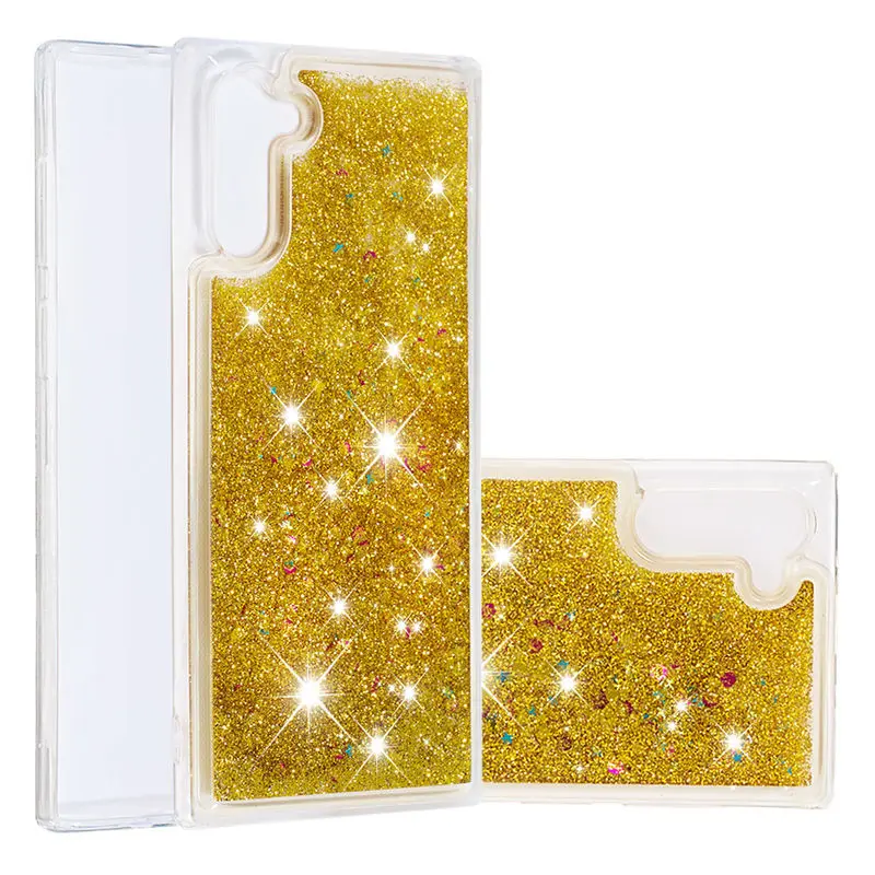 

For Samsung Galaxy Note 10 Note 10 Pro Silicon Shockproof Phone Cover For Samsung Note10 5G Note 10Pro 5G Glitter Quicksand Case