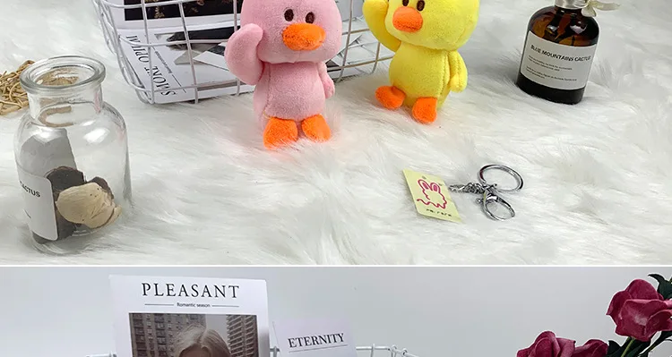 Новые продукты креативный подарок на день рождения Kawaii Douyin Утка Мягкая игрушка брелок Подвеска школьная сумка игрушечный браслет Шарм
