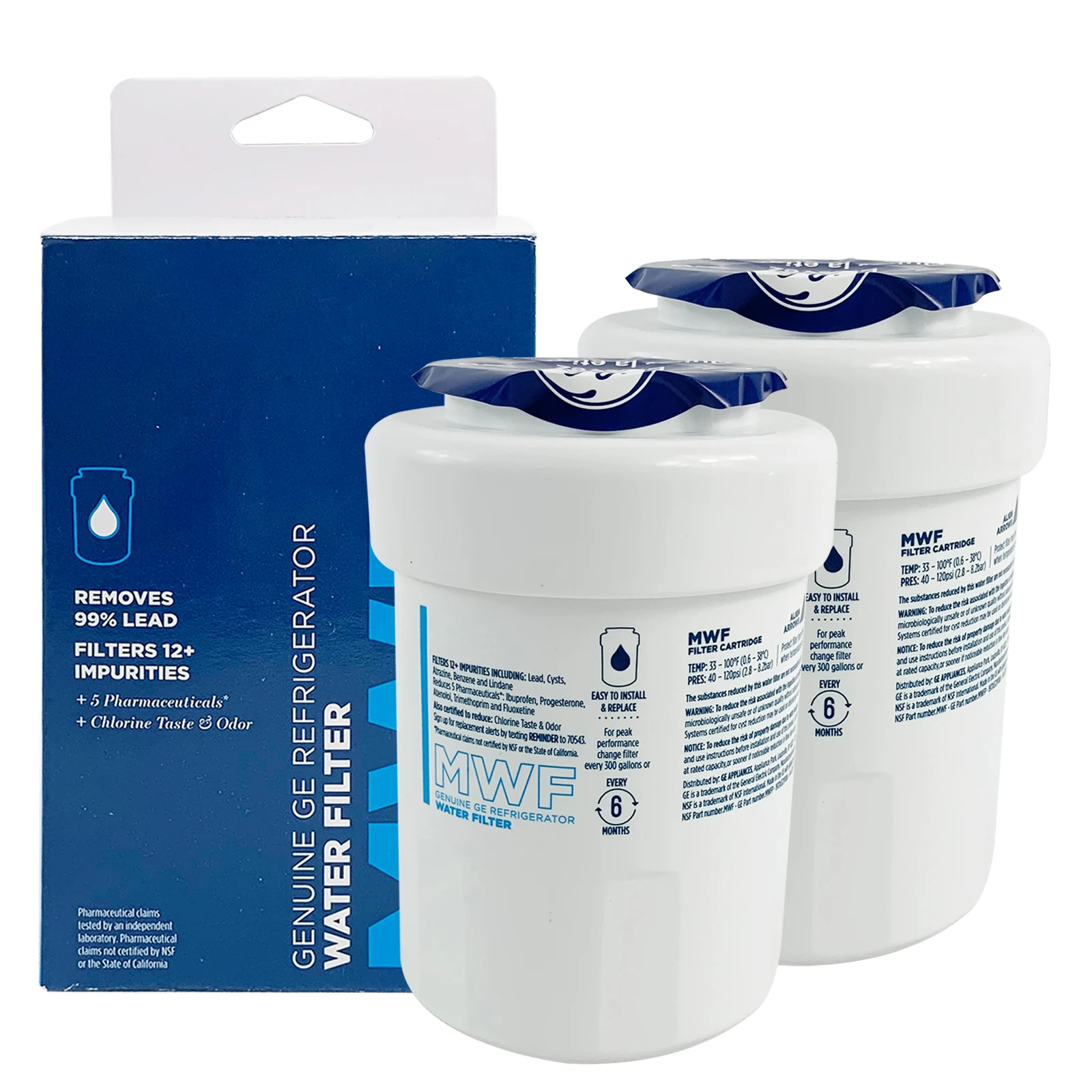 Refrigerator Water Filter Replacement For Ge Smartwater Mwfp , Mwfa