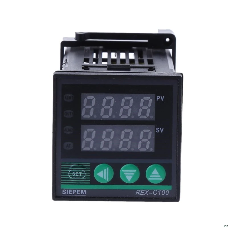 

OOTDTY PID Digital Temperature Controller REX-C100(M) 0 To 400degree K Type Relay Output
