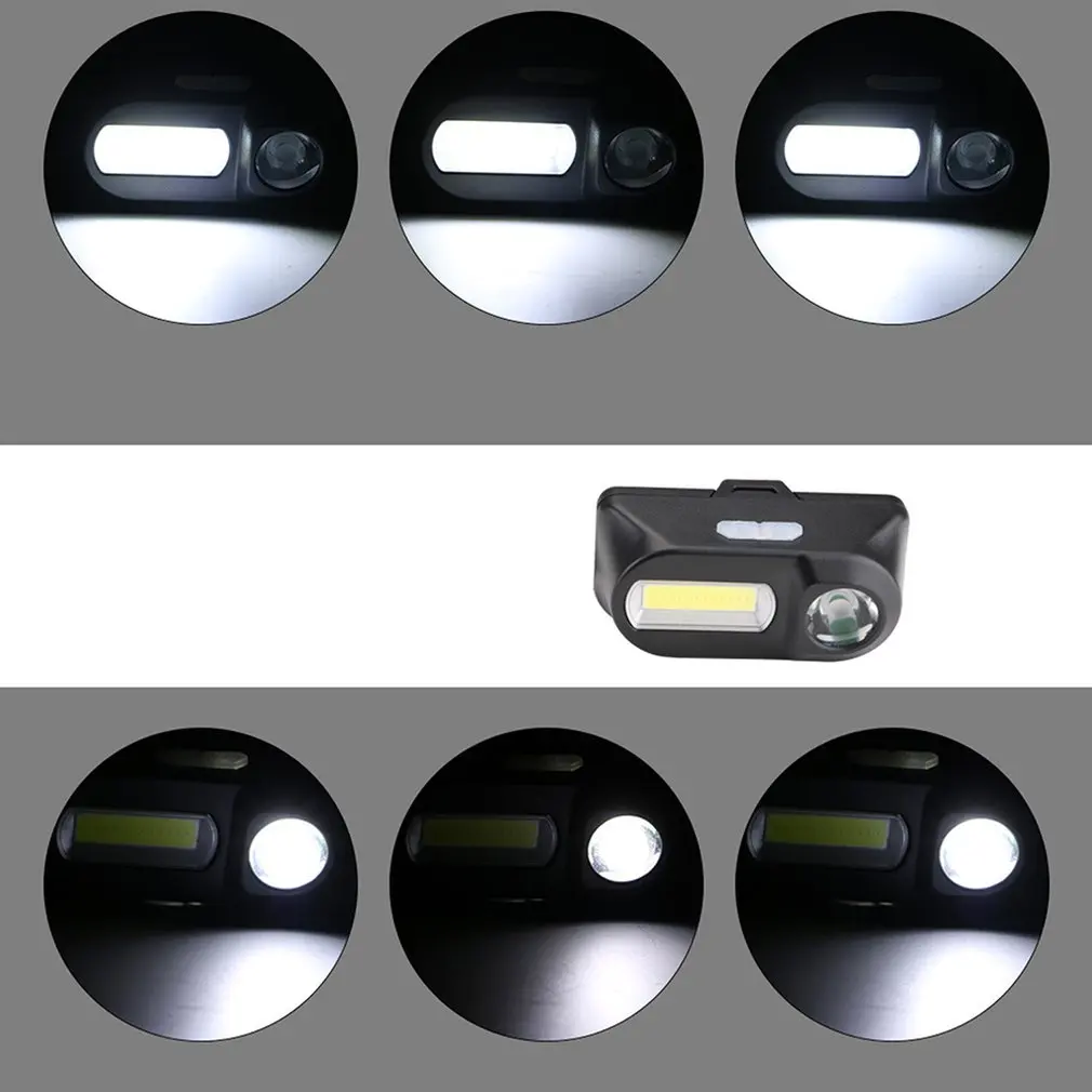 Многофункциональный Usb интерфейс зарядки головной светильник Cob Открытый аварийный на голову вспышка светильник Кемпинг Рыбалка головной светильник s