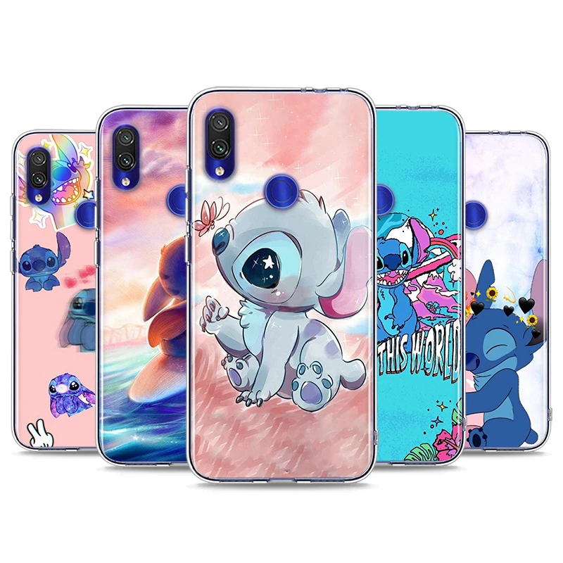 

Disney Cute Stitch For Xiaomi Redmi 9i 9T 9A 9C 9 8A 8 GO 7 7A S2 Y2 6 6A 5 5A 4X Prime Pro Plus Transparent Phone Case