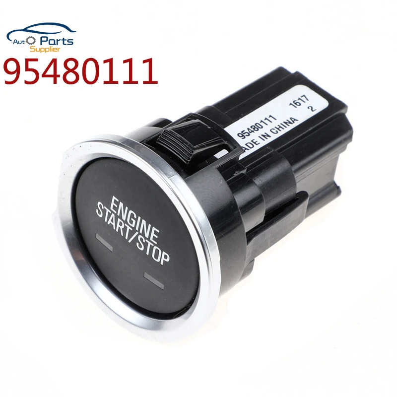 New 95480111 Engine Start/Stop Ignition Switch w/Chrome Trim OEM For GM