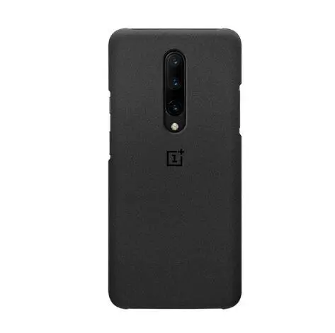 sandstone Black Официальный OnePlus 7 Pro защитный чехол Karbon Carbon sandstone нейлоновый бампер чехол задняя крышка оболочка для OnePlus 7Pro - Цвет: sandstone Black