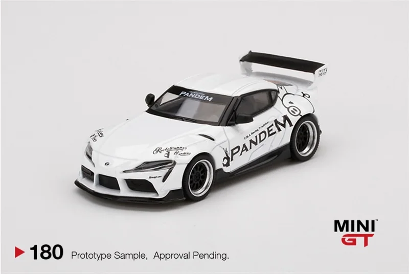 Предзаказ MINI GT 1:64 Toyota GR Supra Pandem V1.0 LHD/RHD белая литая модель автомобиля|Наземный