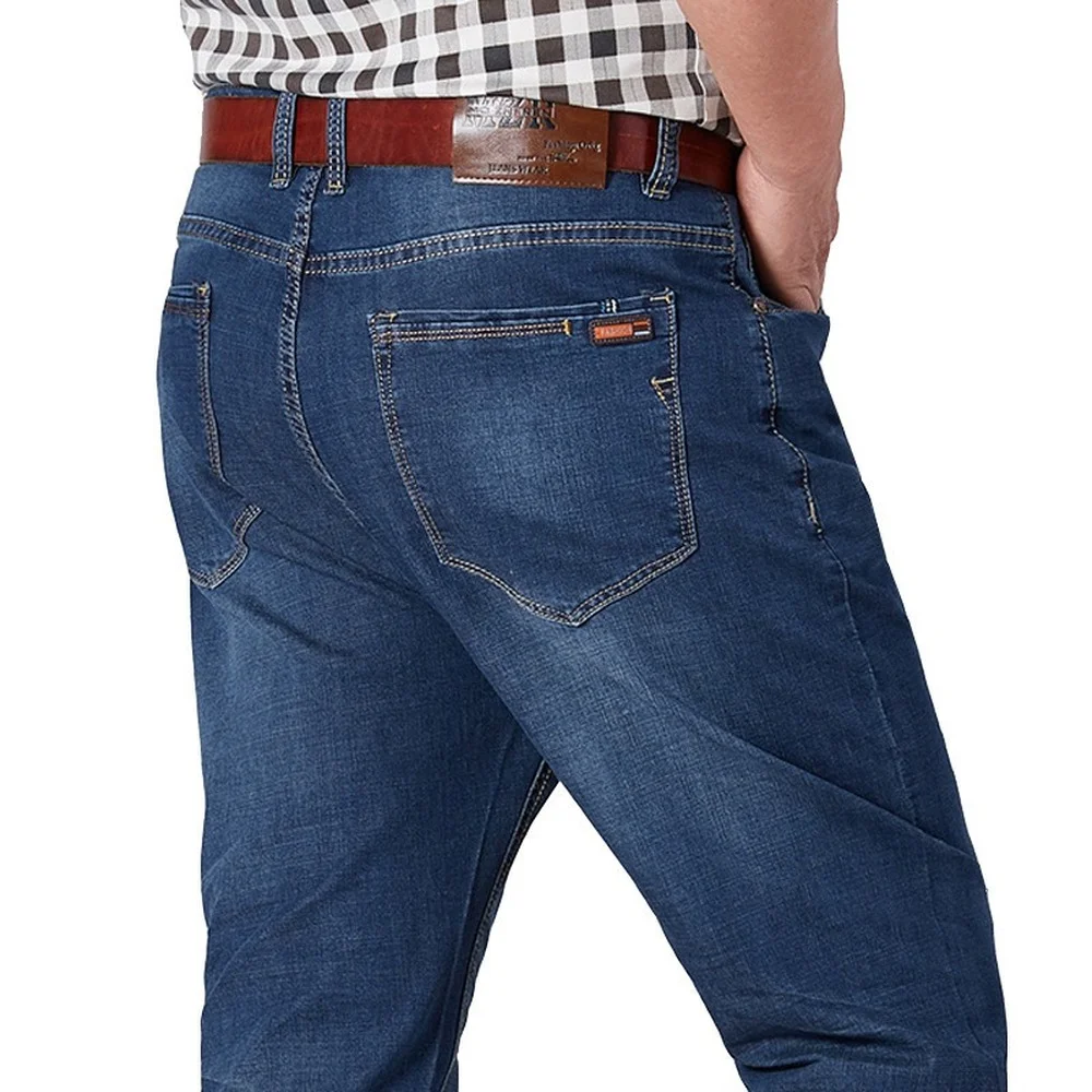 32 52 Big Size Mens Loose Jeans Stretch 
