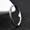 2mm Stainless Steel Thin Ring Rose Gold Black For Women Men Minimalist Jewelry Party Simple Fashion Gift Size 3 To 10 4