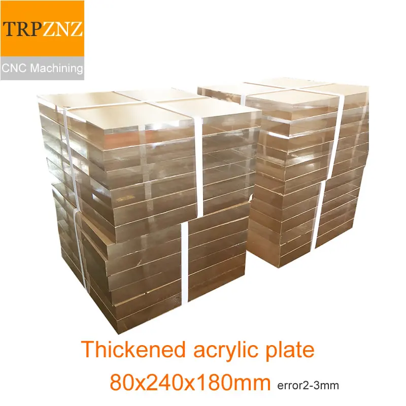 

Customized product,Thickened acrylic plate , 80MMx240x180mm,ship to Singapore , plexiglass plate Laser precision cutting，