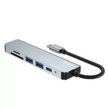 

Hub 4-in-1 USB Network Hub Docking Station Multi-function Interface Expansion USB C To USB 3.0 Port Hub Type-C 3.0 Splitter