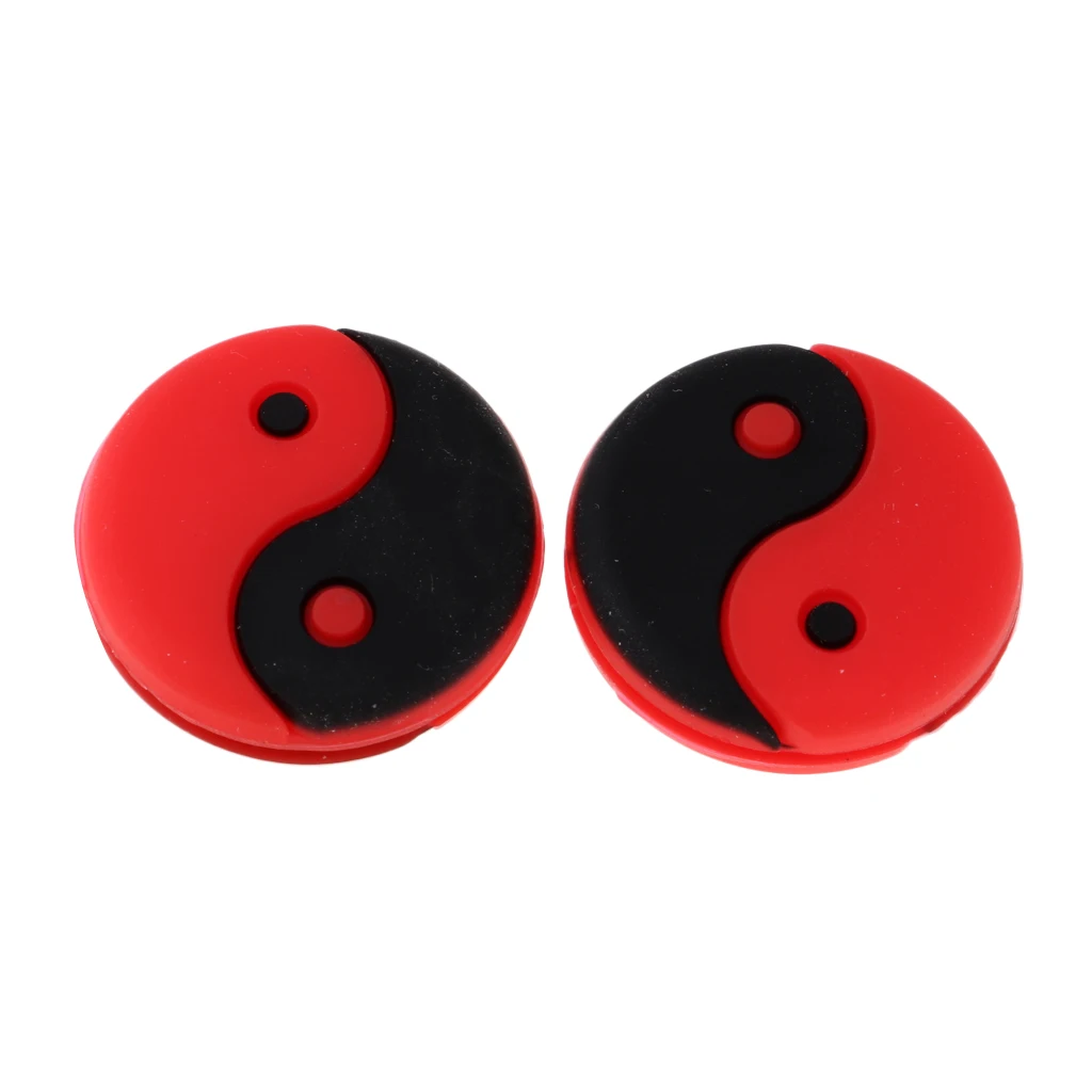 2 Pieces Tai Chi Tennis Racquet Shock Absorber Vibration Dampeners Damper
