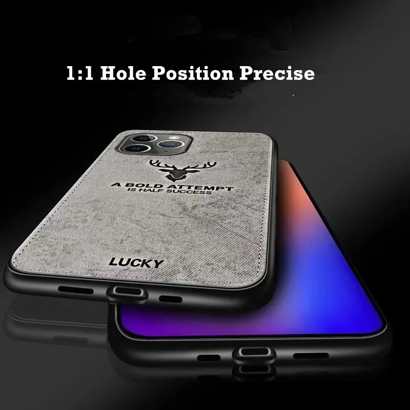 아이폰용 패션 천 케이스, 마그네틱 보호 소프트 커버, 5s, 5, 6, 6s, 14 플러스, 7, 8 X, XR, Xs 커버, 11, 13, 14 프로 맥스, 12 미니, SE