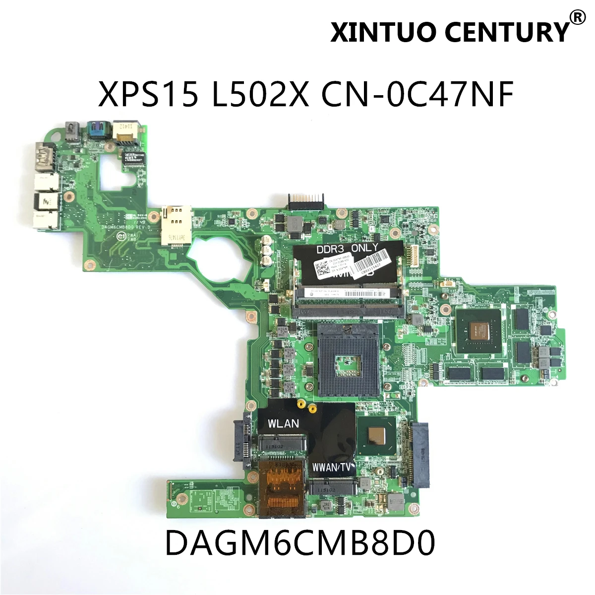 CN-0C47NF 0C47NF C47NF для Dell XPS 15 L502X Материнская плата ноутбука DAGM6CMB8D0 N12P-GE-A1 GT525M видеокарта