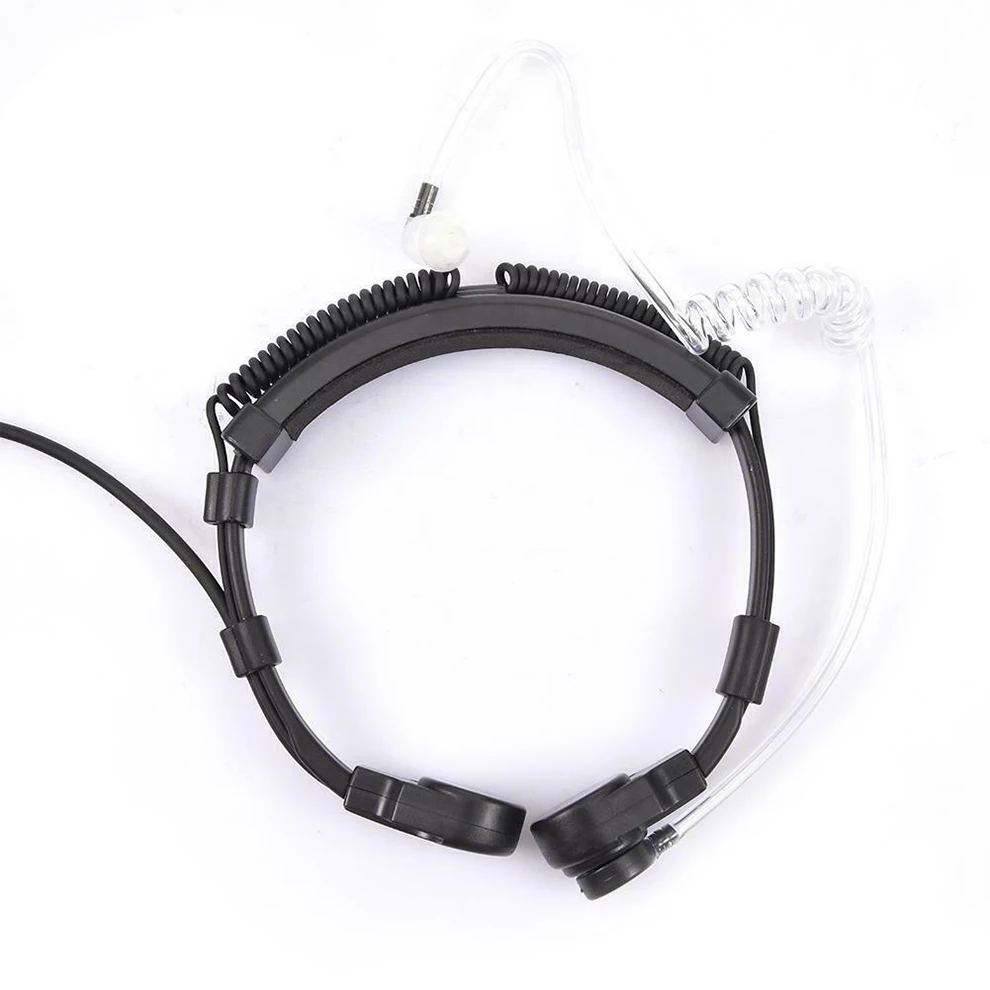 Radio Telescopic Throat Vibration Mic Earpiece Headset for Baofeng UV-9R Plus BF-9700 BF-A58 UV-XR UV9R GT-3WP Walkie Talkie