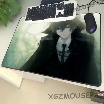 

XGZ Youth Cartoon Large Size Mouse Pad Black Lock Edge REBORN Laptop Desk Table Mat Handsome Boy Rubber Non-slip Japanese Anime