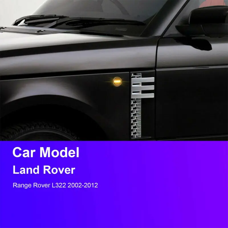 Динамический габаритный светильник поворота дыма для Range Rover L322 2002-2012