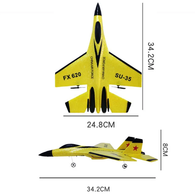 800mAh SU-35 Upgraded Version Large Battery RC Plane Avion RC Flying Model Gliders Kid Remote Control Airplane Child Toy Gift 3
