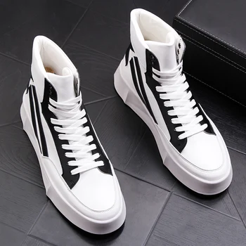 

Mens High Top Fashion Superstar Sneakers Shoes Casual hip hop street British brand Flats Trainers Lace Up sneakers