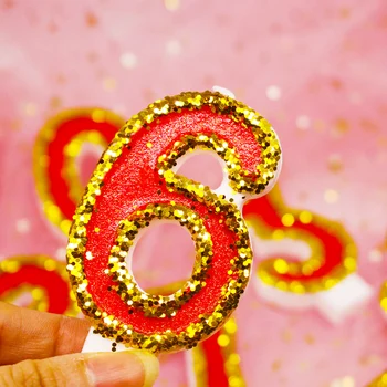 

Birthday candle net red creative digital candle children's birthday hundred days baby birthday cake decoration anniversary