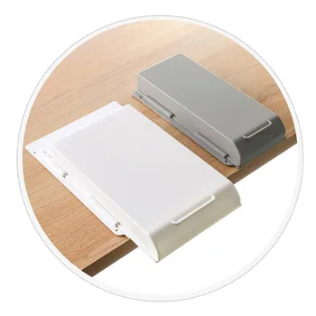 

Self Stick Pencil Tray Desk Table Storage Drawer Organizer Box Under Desk Stand Self-adhesive under-drawer storage box 109b