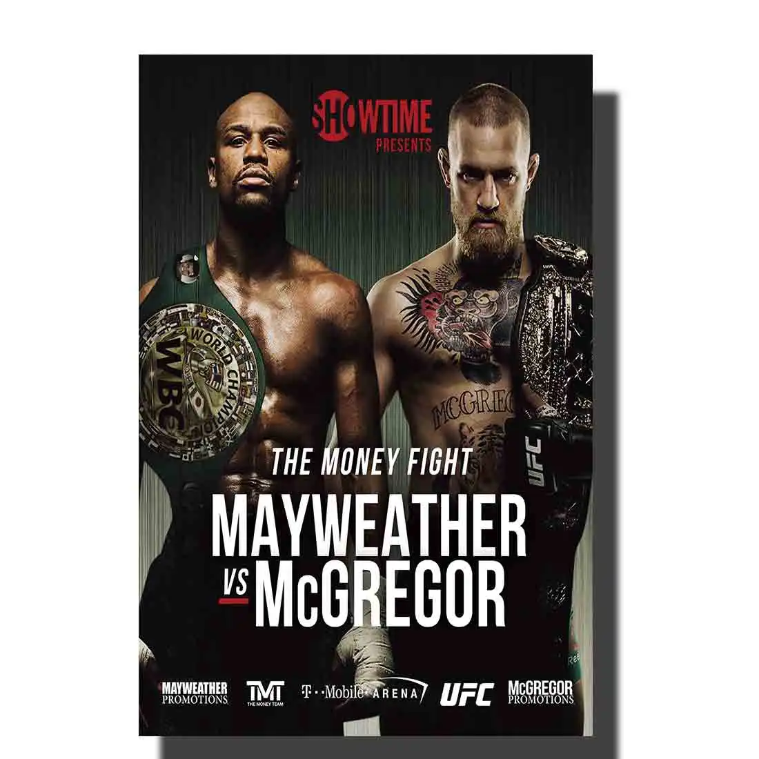 L523 Конор Макгрегор VS. Флойд Мэйвезер Jr. HQ UFC 205 Спорт бокс ткань 14x21 24x36 плакат украшение комнаты стены картина