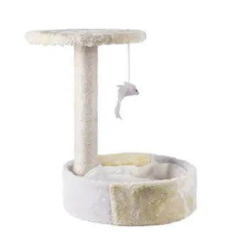 

Cat climbing frame small cat nest cat tree integration Cat grabs pole Cat scratch board Color matching Disc style
