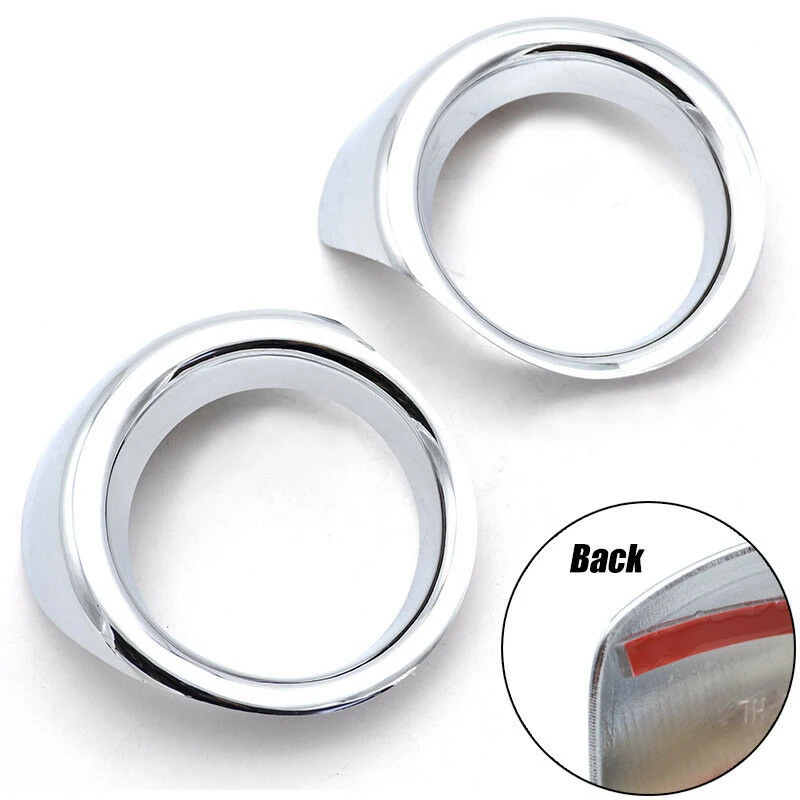 

Front Fog Light Lamp Bumper Chrome Cover Trim Ring For Subaru XV Crosstrek 2013