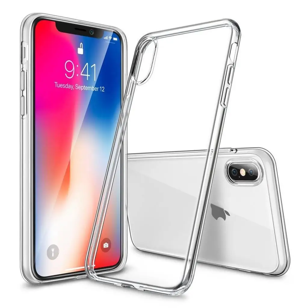 

Ultra Thin Transparent Soft TPU Case For iPhone X XR XS Max Clear Silicone Cover Cases For iPhone 7 6 6S 8 Plus 5S 5 Coque