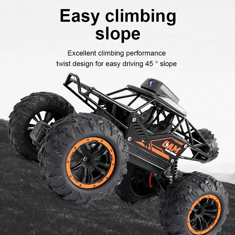 Rc Car With HD Camera FPV WIFI Machine On Remote Control Stunt 1:18 2.4G SUV Radiocontrol Climbing Toys For Kids on a Sign 4