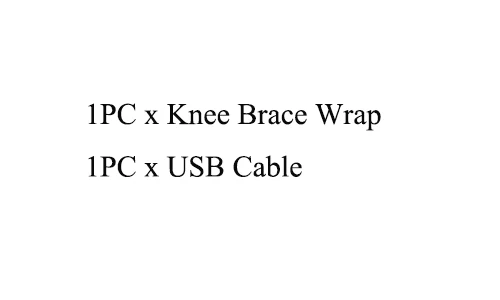 1braceX1USD Cable Поддержка колена повязка против артрита инфракрасного нагрева лечение для снятия боли в коленных суставах - Цвет: 1braceX1USD Cable