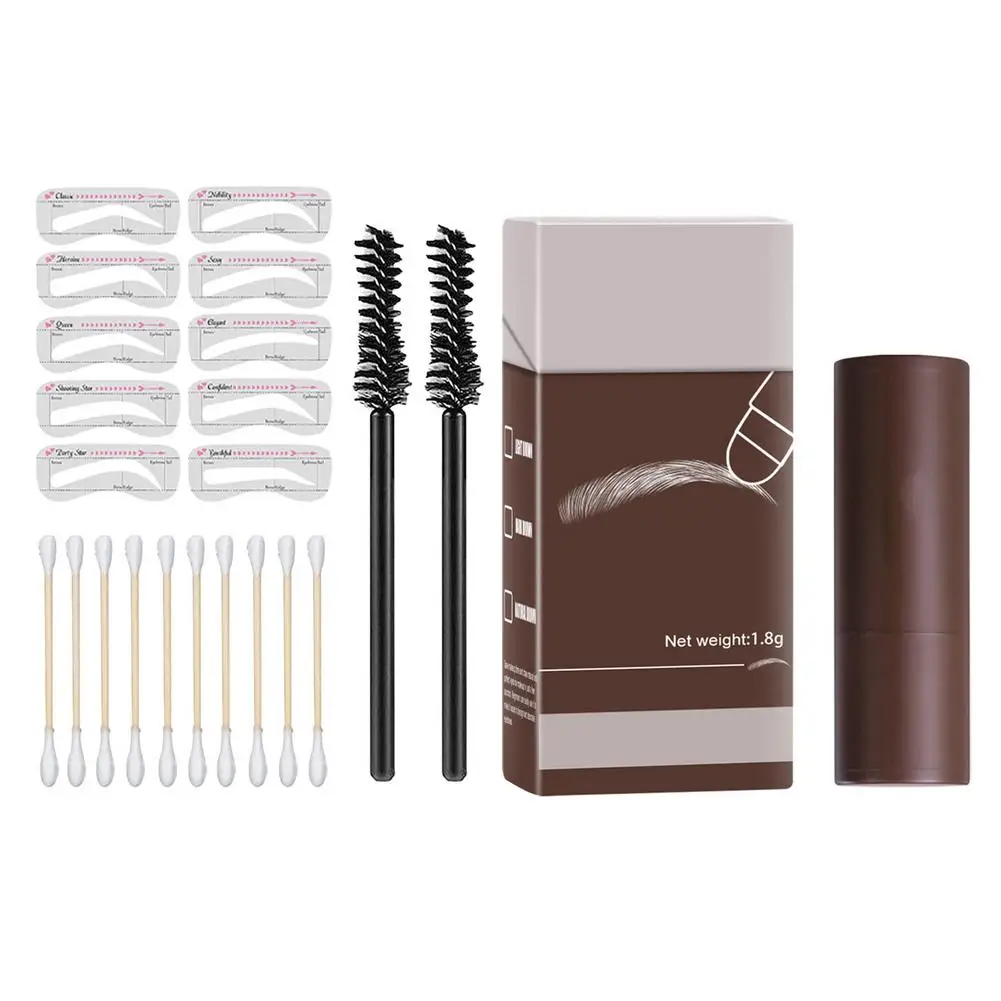 Brow Stamp Stencil Kit Long-lasting Eyebrow And Suitable For Novices Gift Wife Mother Friends |