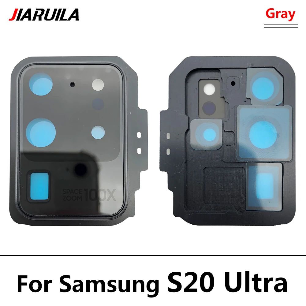 Premium Rear Camera Glass Lens Frame Holder with Adhesive Backing
