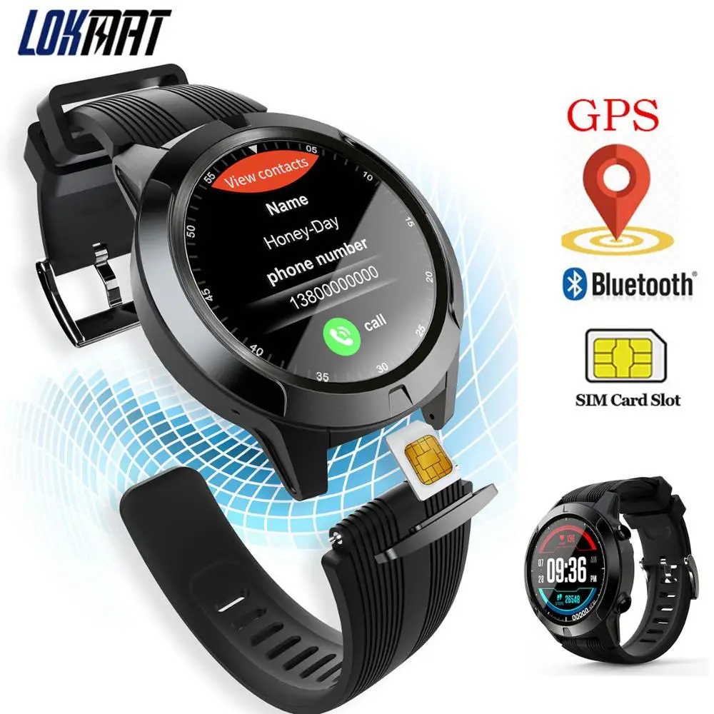 LOKMAT Топ смарт часы для мужчин сердечного ритма Шагомер Спорт gps