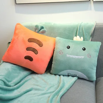

Seat Cushion Blanket Stuffed Animal Pillow Warm Hands Lumbar Support Bedroom Sofa Hostel Back Cushion Home Decoration Birthday
