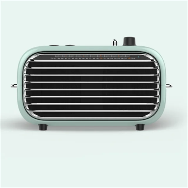 Xiaomi LOFREE Bluetooth динамик Мода ретро легкий портативный fm-радио 4,2 Bluetooth 2000 мАч Bluetooth динамик - Цвет: Синий