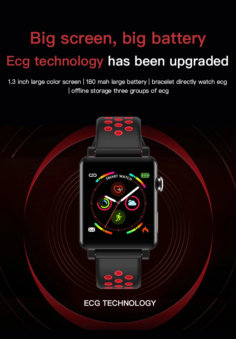 смарт часы мужские женские COBRAFLY ecg ppg умные с измерением давления фитнес браслет