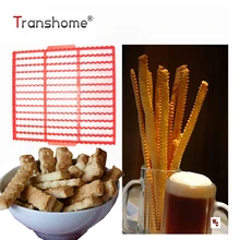 Transhome пряники Формочки 39 даже печенье в виде пальцев плесень пластиковые волнистые резки листа помадка печенье резаки инструменты для выпечки