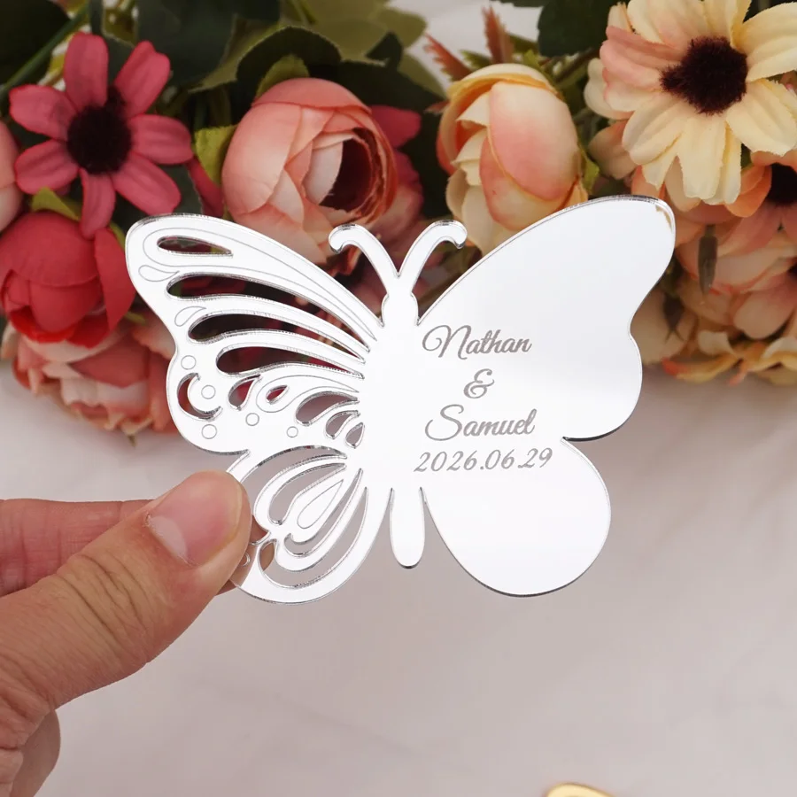 espelhos, borboleta, convites, festa de aniversário, casamento, lembranças