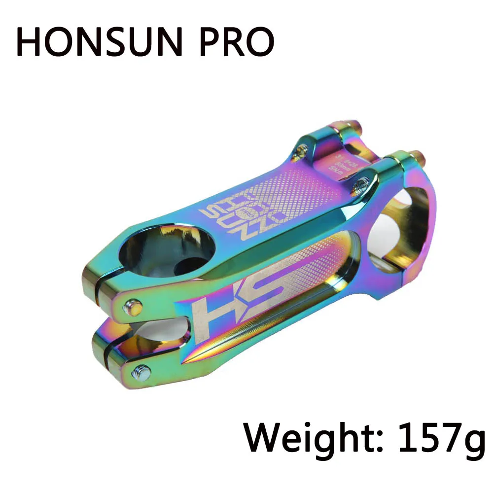 HONSUN MTB подъемный CNC из алюминиевого сплава для велосипеда 0 градусов стволовых 28,6/31,8/80 мм Красочные DIY шоссейный велосипед MTB модификации аксессуары