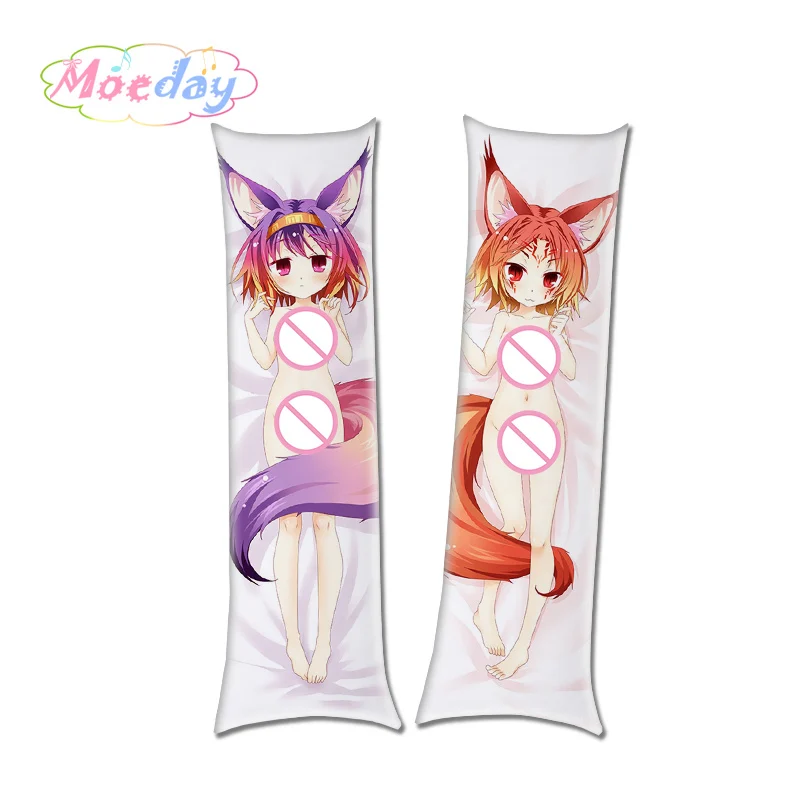 Без игры нет жизни Izuna Hatsuse Jibril длинные Размеры наволочки - Цвет: Синий