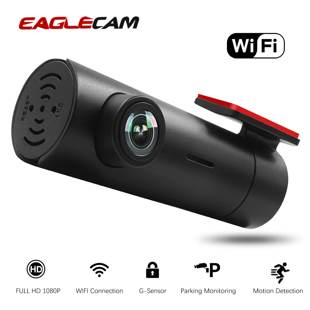 Dash Cam wifi FULL HD 1080P супер мини Автомобильная камера DVR Беспроводная ночная версия g-сенсор водительский рекордер
