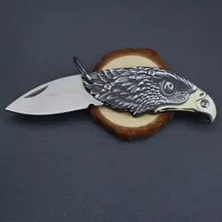 Xinying – Mini couteau en forme d'aigle, porte clés d'extérieur, ouvre porte clé pliant, sac de poche, outil de survie, Kit de boîte à lames multi outils, couteau utilitaire 