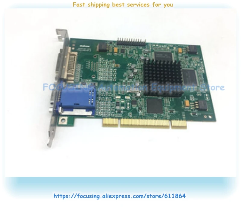 MATROX G450 G45FMDVP32DB F7003-0301 PCI DVI карта протестирована 7003-0301