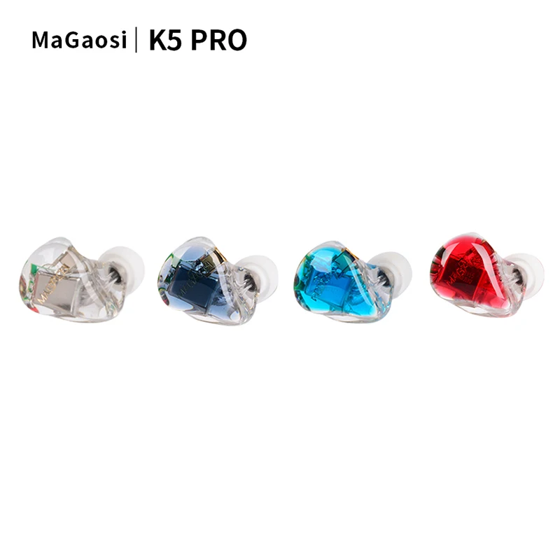 Magaosi K5PRO Bass Version 5BA MMCX Detachable HiFi Audiophile In ear Earphone IEMS