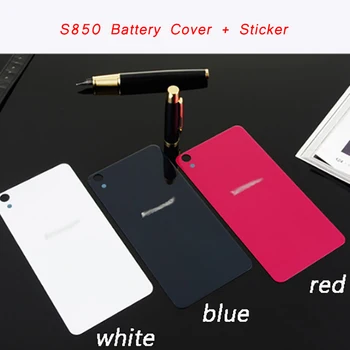 

Replacement Case For Lenovo S850 Glass Rear Door Housing Fundas For Lenovo S 850 S850T Battery Back Cover with sticker Adhesive