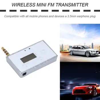 

2019 New F180B Wireless Mini FM Transmitter Car MP3 Player Display Music Audio For Mobile Phones Tablet PC MP3 Player Receiver