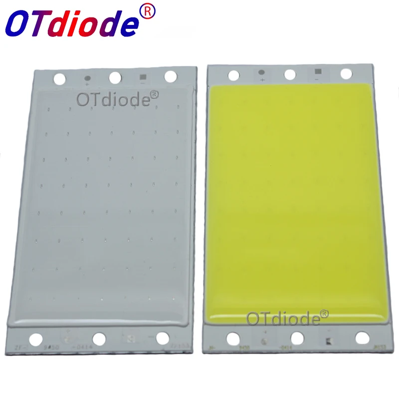 

Hot sale 12v LED COB chip Strip With RF Controller Car Light 16W Natural Warm White Blue 94*50mm COB LED for DIY lamp