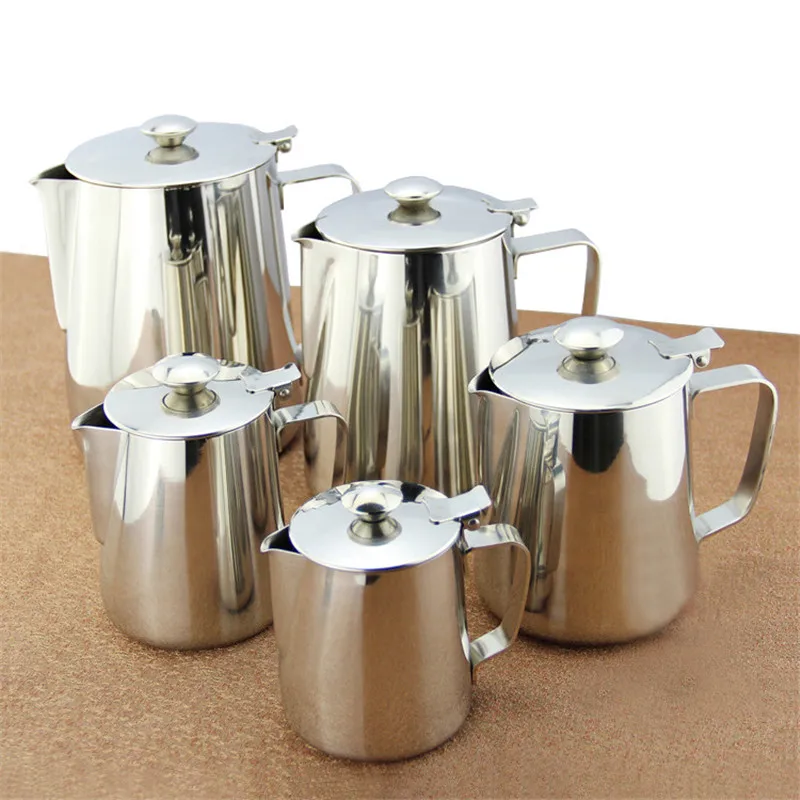 2L Stainless Steel Espresso Frother Milk Jug Coffee Pot for coffee pot,milk frothing jug