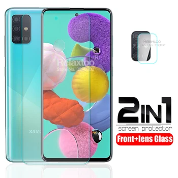 

2-in-1 camera lens tempered glass For samsung galaxy a51 a71 a10 a20 a30 a40 a50 a70 a10s a20s a30s a50s a70s protective Glass